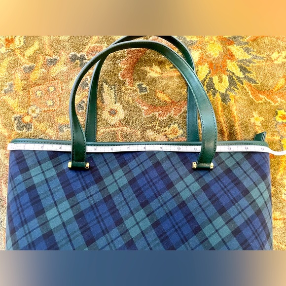 Talbots Black Watch Plaid Tote - Picture 8 of 10